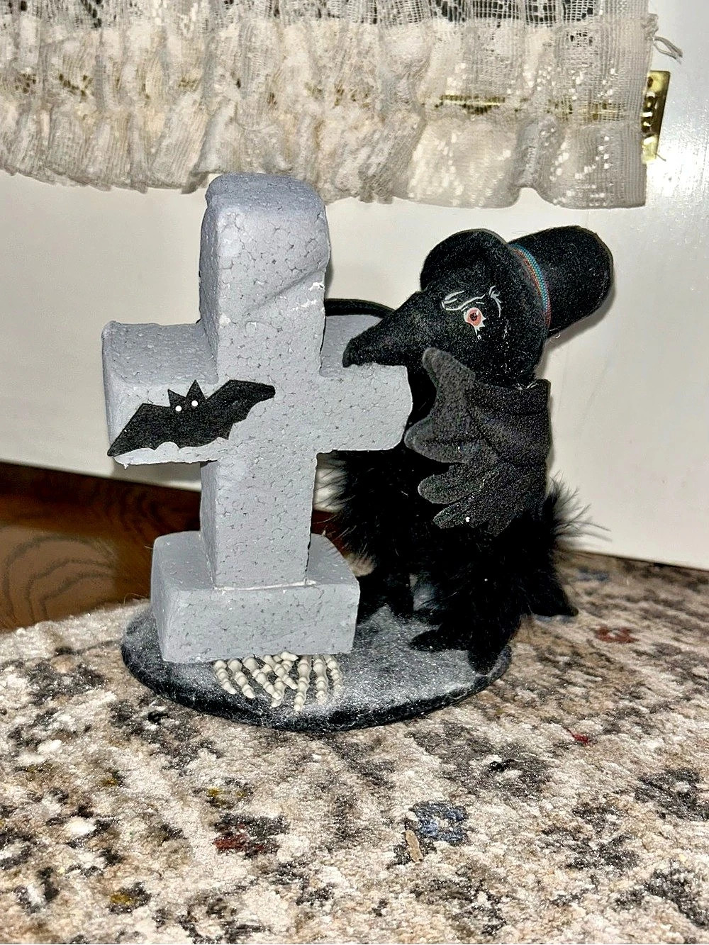 Annalee 6in Tombstone Crow